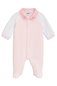 Baby sleepsuit terry and jersey