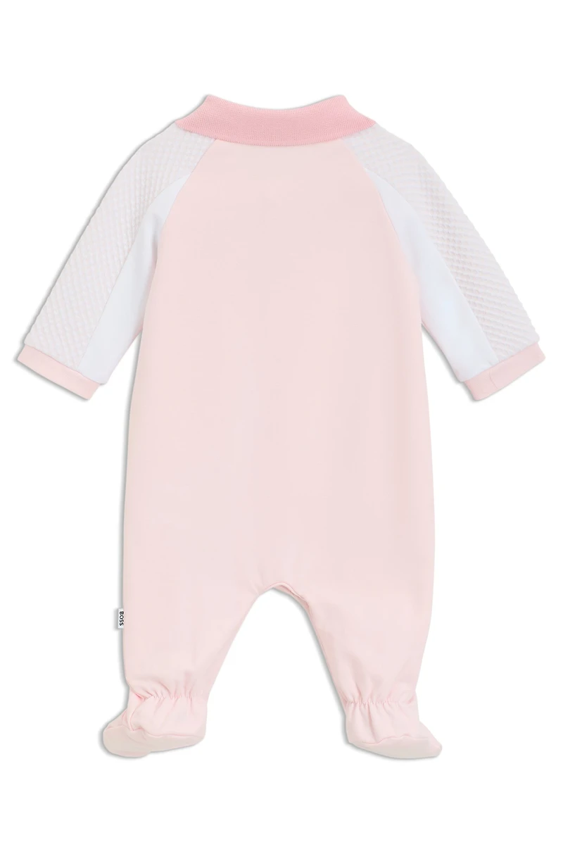 Baby sleepsuit terry and jersey