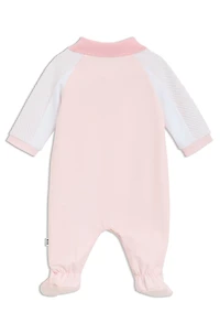 Baby sleepsuit terry and jersey
