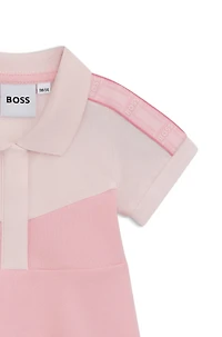 Baby dress stretch-cotton piqué