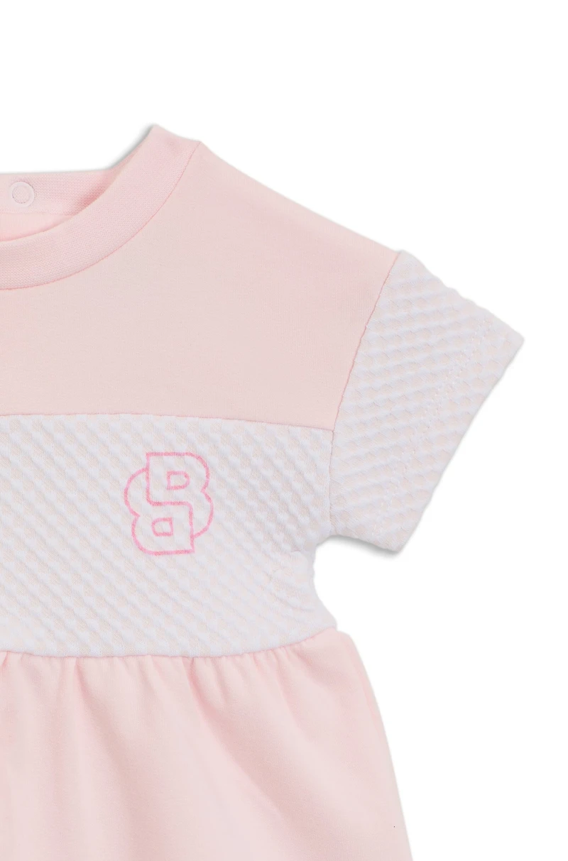 Gift-boxed dress and leggings set for babies