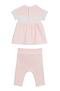 Gift-boxed dress and leggings set for babies