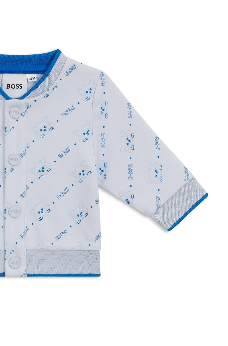 Gift-boxed three-piece tracksuit for babies