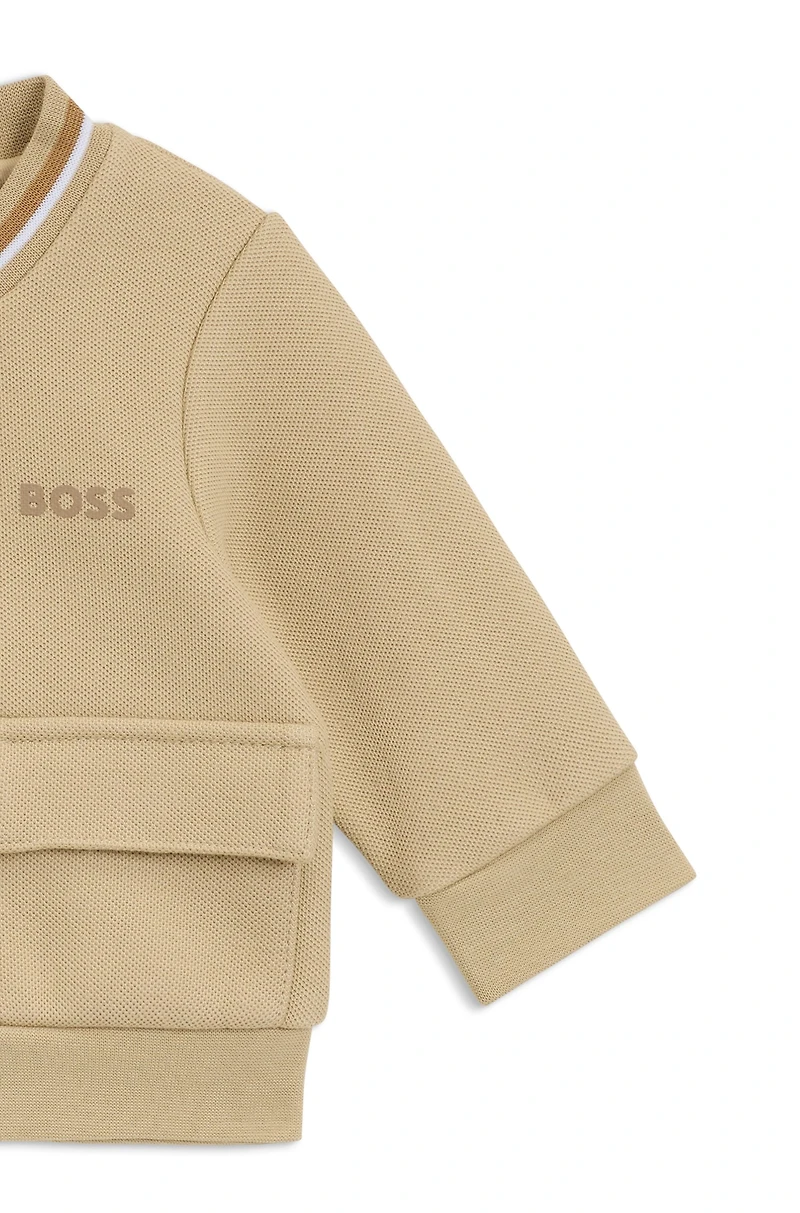 Gift-boxed three-piece tracksuit for babies