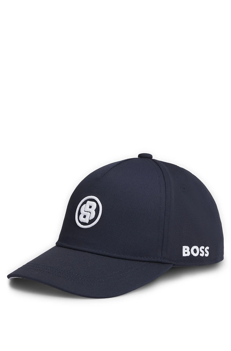 Kids' cap with embroidered Double B monogram