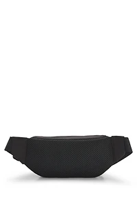 Kids' belt bag in ripstop fabric with silicone logo