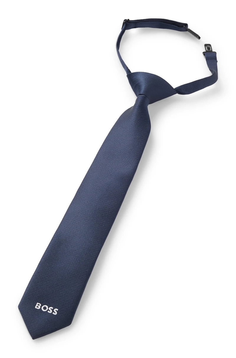 Kids' tie with adjustable fastening