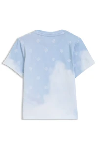 Kids' T-shirt with Double B monograms and cloud print