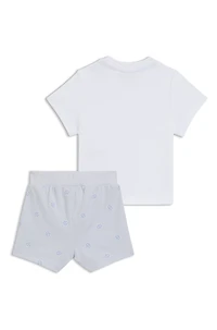 Gift-boxed shorts and T-shirt set for babies