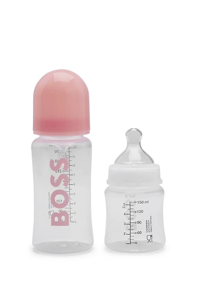 Gift-boxed set of two BPA-free baby bottles