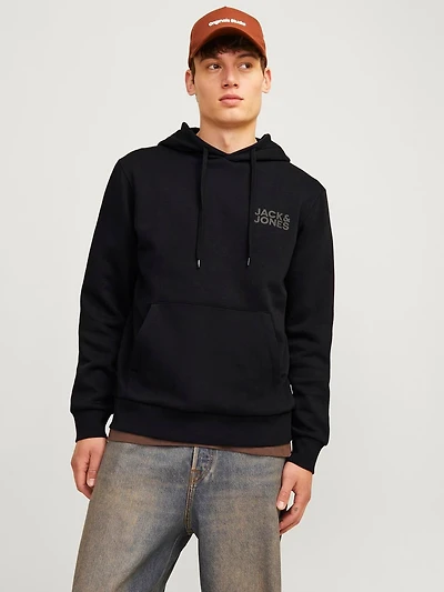 Regular Fit Hoodie Set sleeves Sweatshirt | Jack & Jones