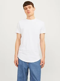 Long Line Fit O-Neck T-Shirt | Jack & Jones