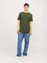 T-shirt Col rond Coupe longue | Jack & Jones®