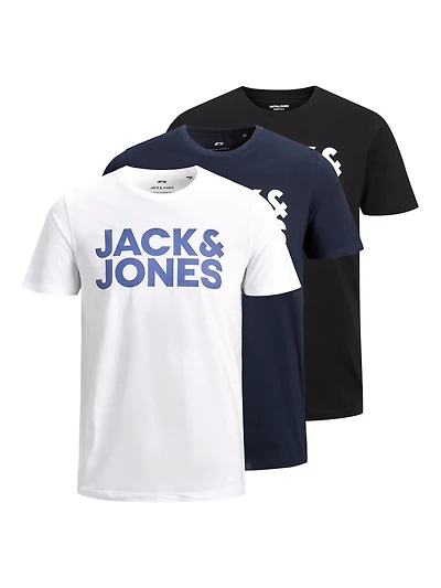 3-Pack Slim Fit T-Shirts | Jack & Jones®