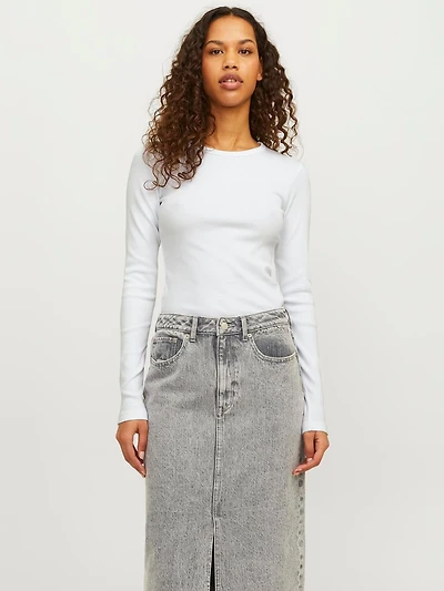 Long Sleeve Stretch Fit T-Shirt | Jack & Jones