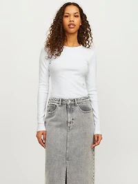 Long Sleeve Stretch Fit T-Shirt | Jack & Jones