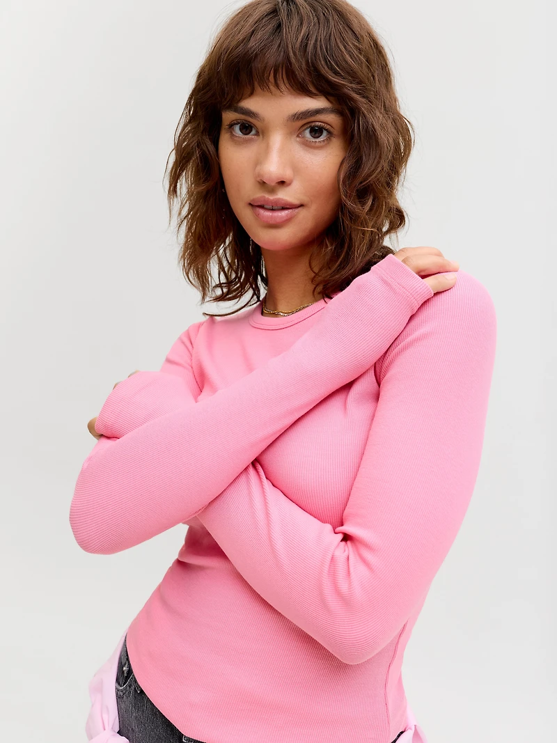 Long Sleeve Stretch Fit T-Shirt | Jack & Jones