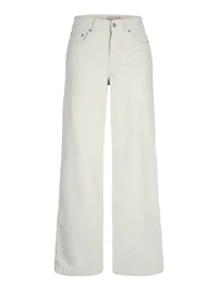 High-Rise Wide Leg Fit Corduroy Pants | Jack & Jones