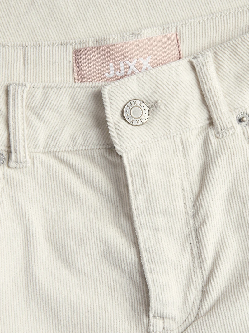 High-Rise Wide Leg Fit Corduroy Pants | Jack & Jones