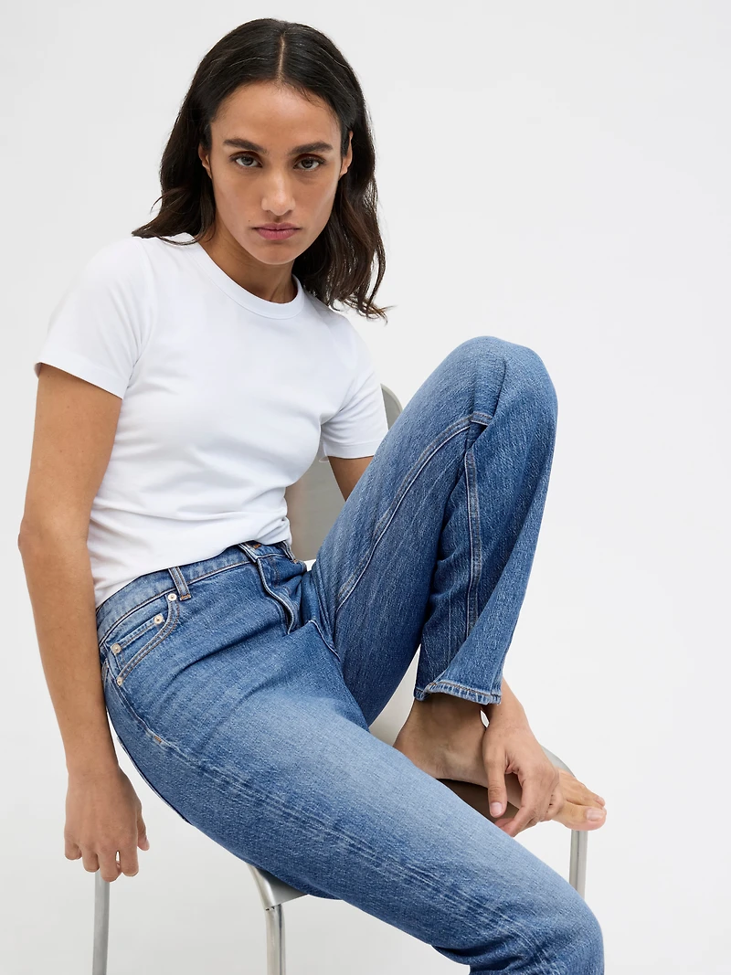 LYON Mid-Rise Cropped Slim Fit Jeans | Jack & Jones®