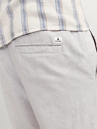 Pantalon mélange en lin à coupe décontractée | Jack & Jones®
