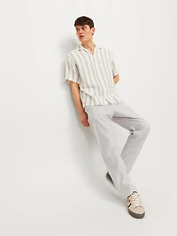 Pantalon mélange en lin à coupe décontractée | Jack & Jones®