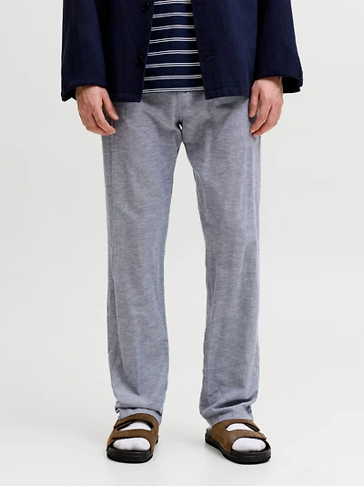 Relaxed Fit Linen-Blend Pants | Jack & Jones