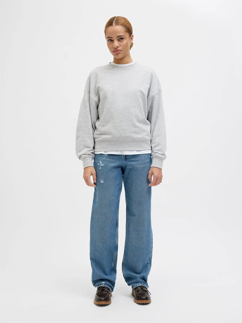 Relaxed Fit Crew neck Dropped shoulders Sweatshirt | Jack & Jones