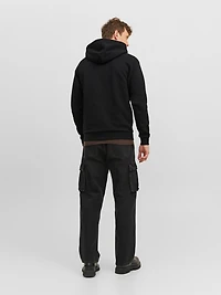Chandail ouaté à capuchon fermeture éclair Coupe décontractée | Jack & Jones