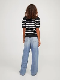 Chandail en tricot Coupe régulière Col ras du cou | Jack & Jones