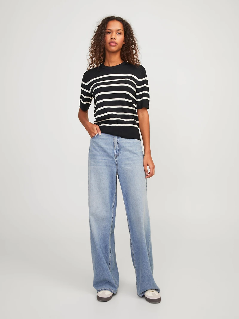 Chandail en tricot Coupe régulière Col ras du cou | Jack & Jones