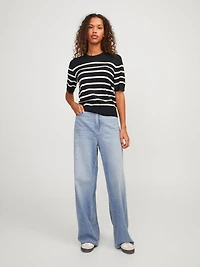 Chandail en tricot Coupe régulière Col ras du cou | Jack & Jones