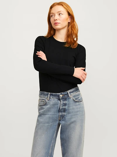 Long Sleeve Stretch Fit T-Shirt | Jack & Jones