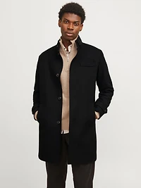 Regular Fit High neck Coat | Jack & Jones