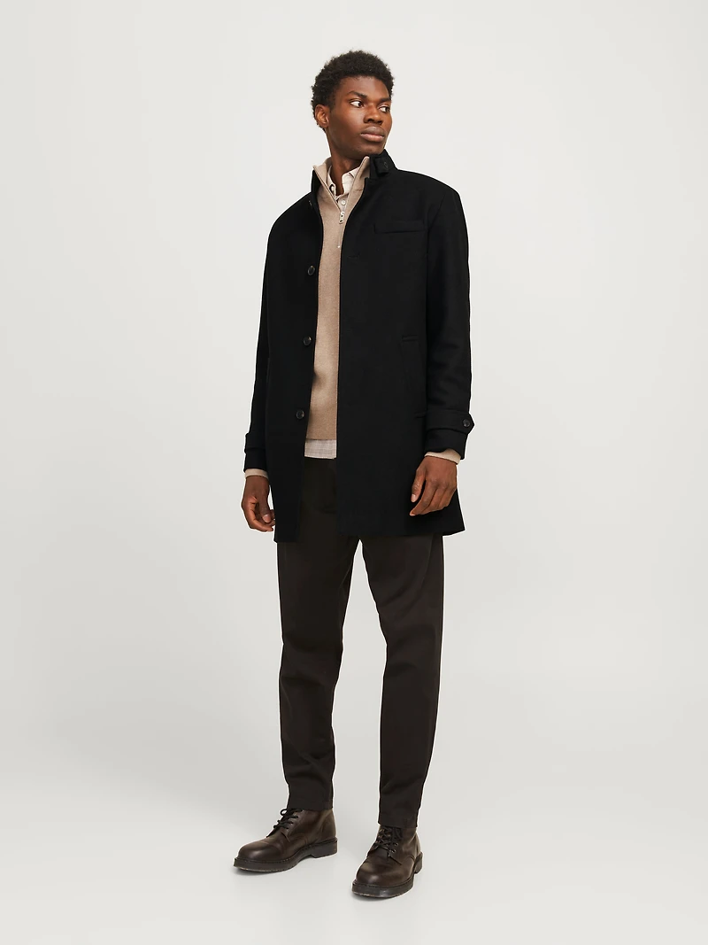 Regular Fit High neck Coat | Jack & Jones
