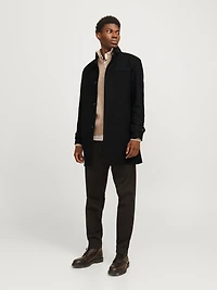 Regular Fit High neck Coat | Jack & Jones
