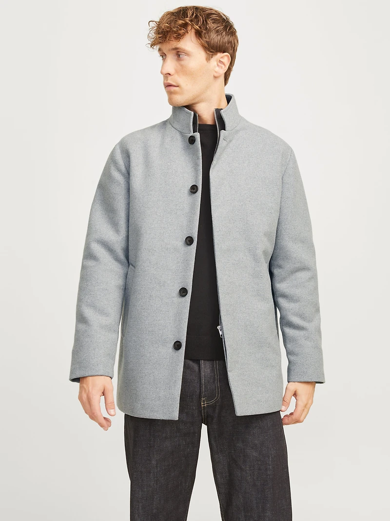 Regular Fit High stand-up collar Coat | Jack & Jones®