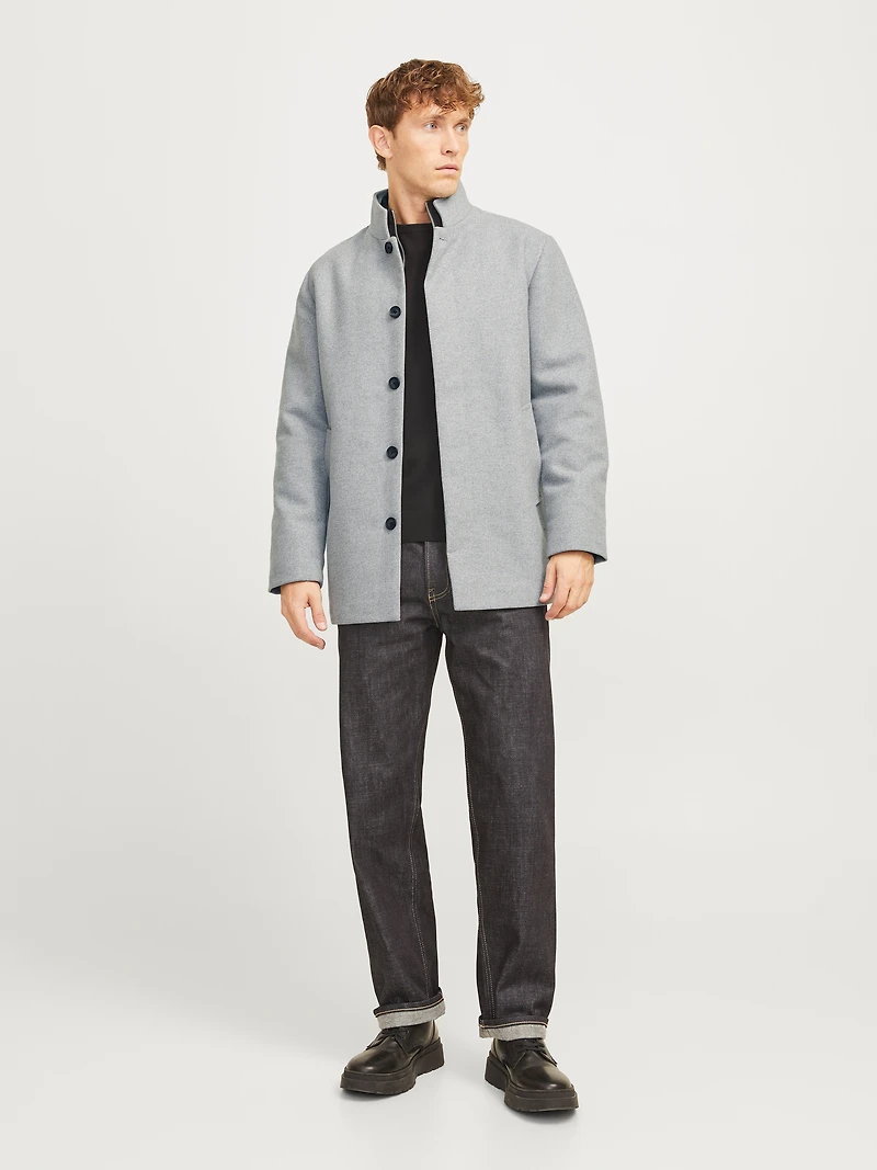 Regular Fit High stand-up collar Coat | Jack & Jones®