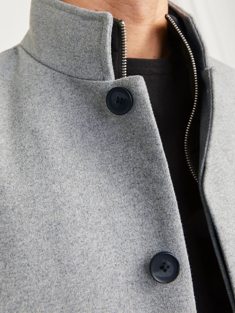 Regular Fit High stand-up collar Coat | Jack & Jones®