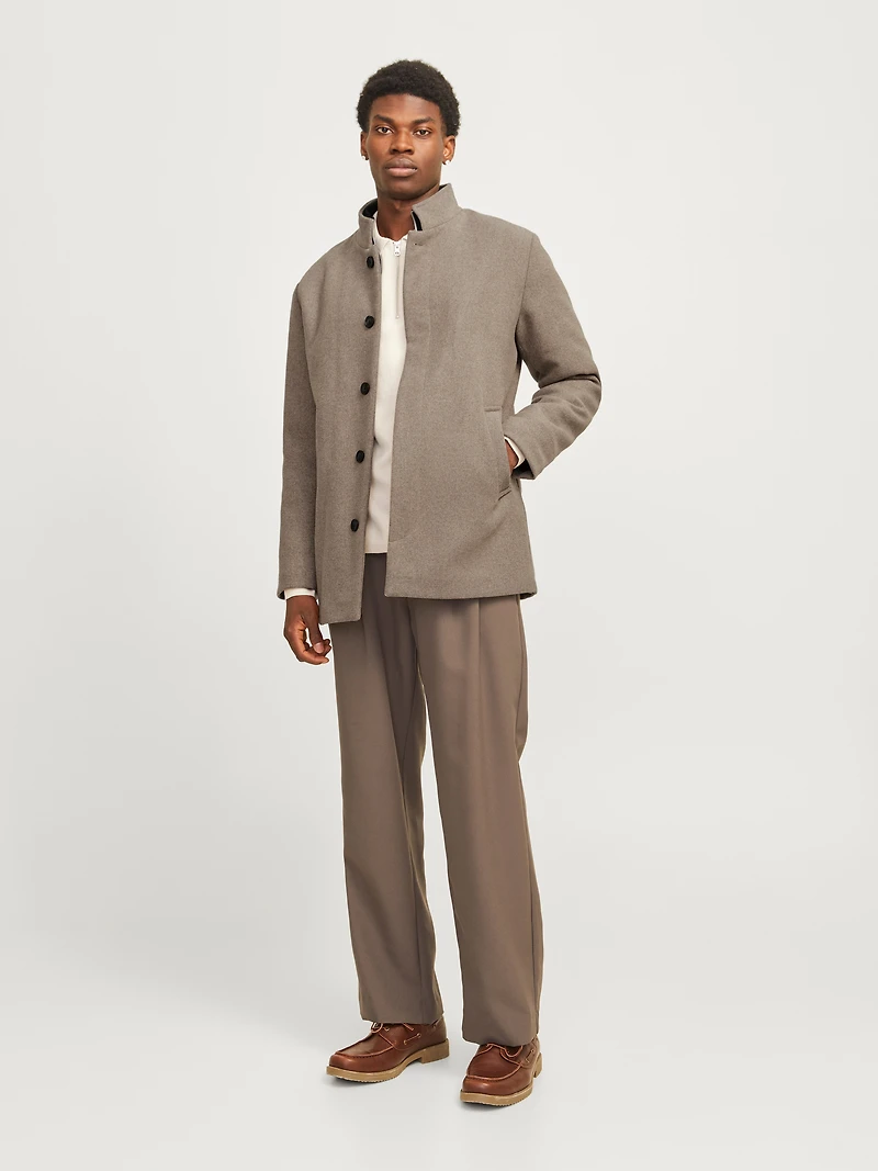 Regular Fit High stand-up collar Coat | Jack & Jones®