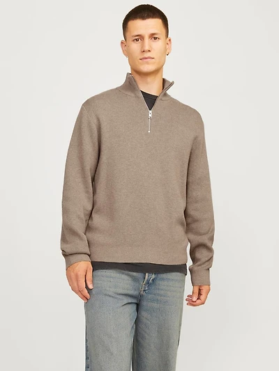 Chandail en tricot demi-zip | Jack & Jones