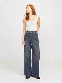 Stretch Fit Square Neck Top | Jack & Jones®