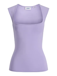 Stretch Fit Square Neck Top | Jack & Jones