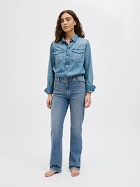 Jean à taille mi-haute et jambe droite ajustée NICE | Jack & Jones®