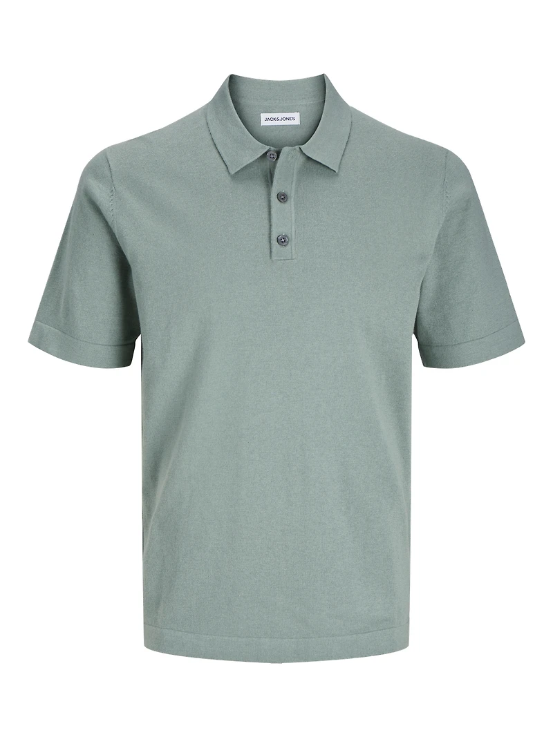 Relaxed Fit Knitted Polo-Shirt | Jack & Jones®