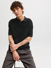 Relaxed Fit Knitted Polo | Jack & Jones