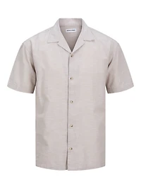 Relaxed Fit Linen-Blend Shirt | Jack & Jones
