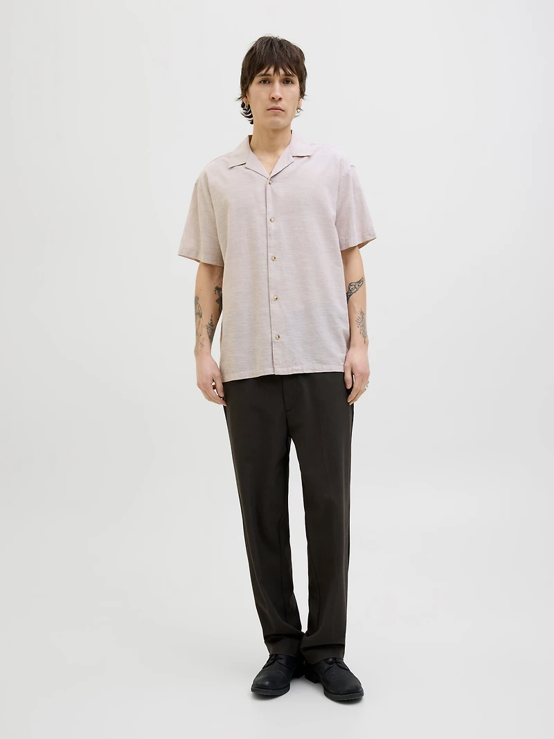 Relaxed Fit Linen-Blend Shirt | Jack & Jones