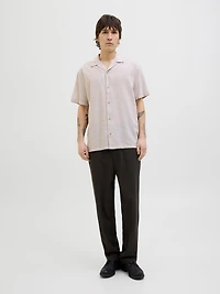 Relaxed Fit Linen-Blend Shirt | Jack & Jones