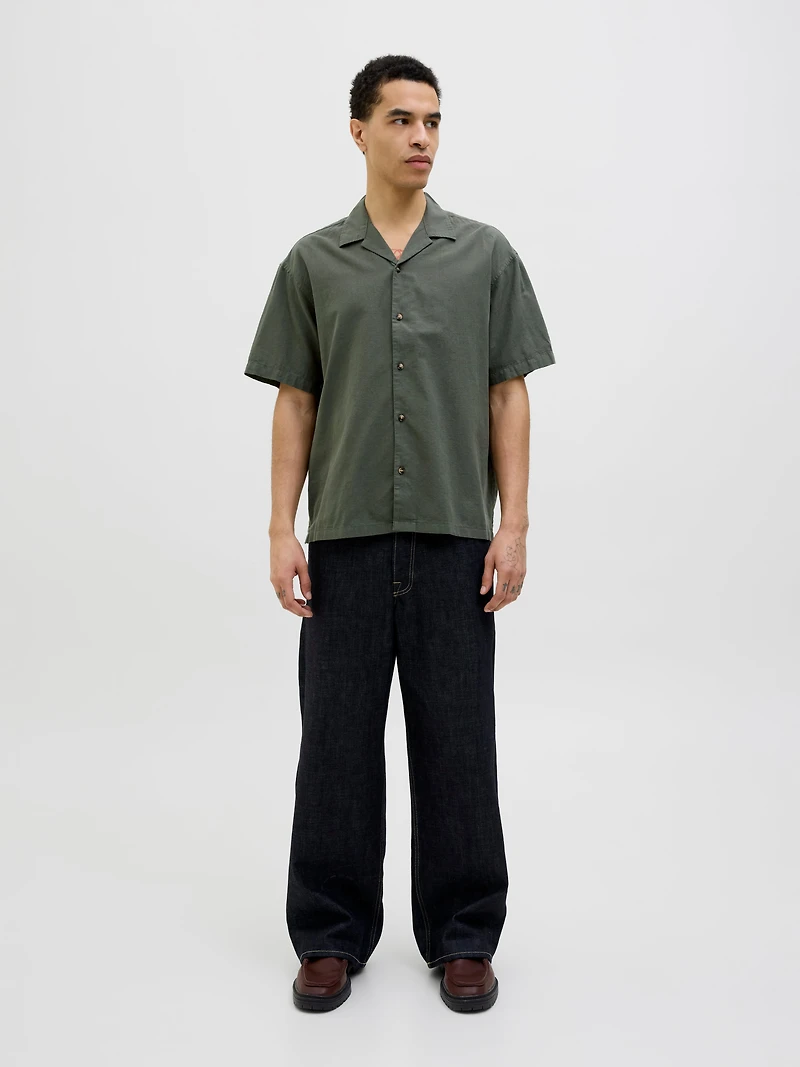 Relaxed Fit Linen-Blend Shirt | Jack & Jones